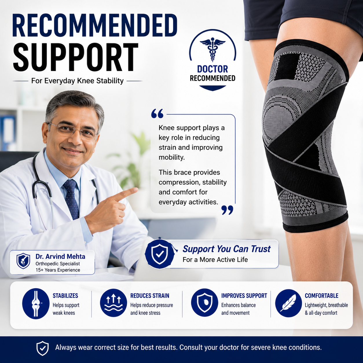 Pair of Knee Sleeves